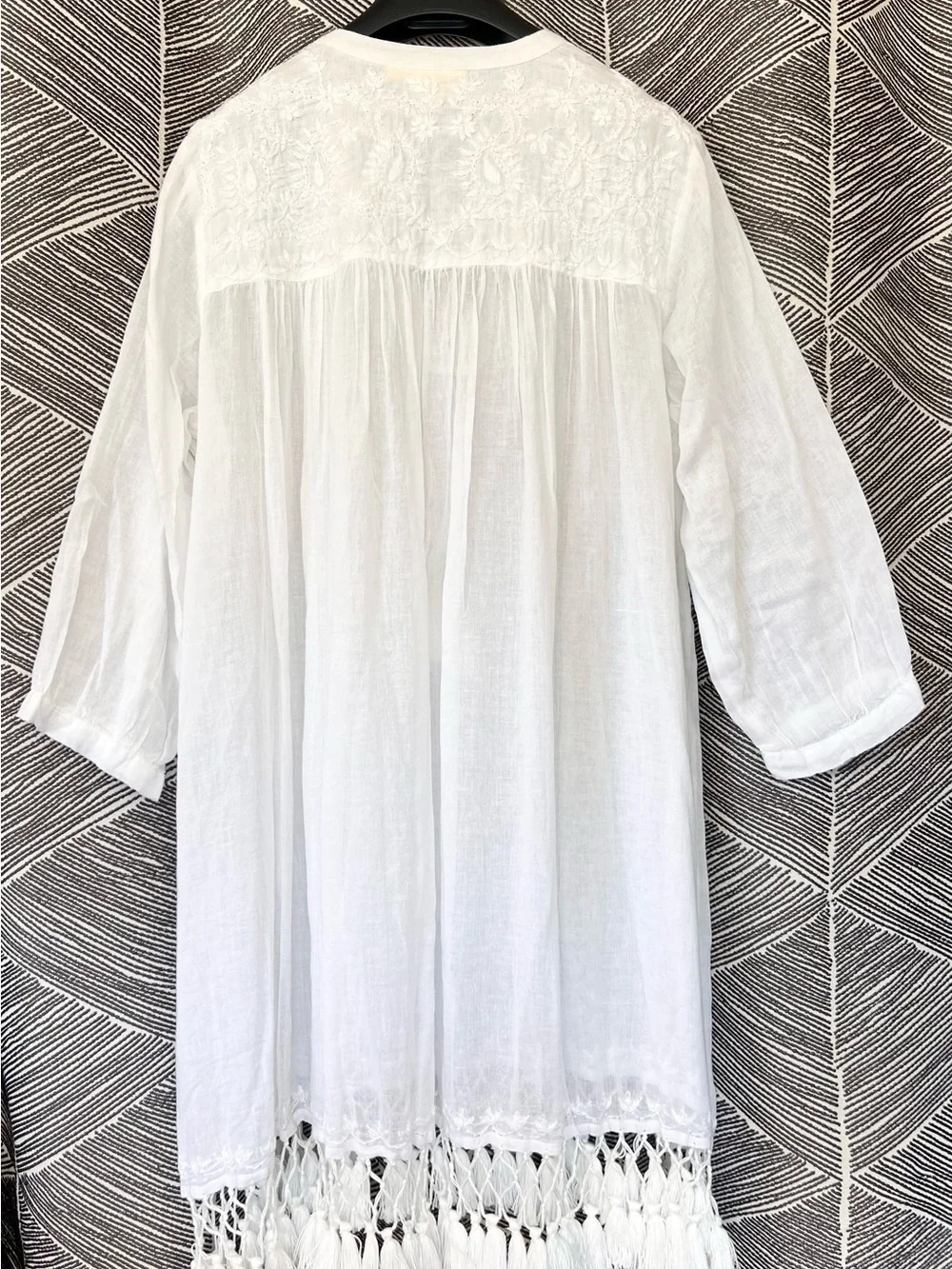 Roberta Roller Rabbit White Tassel Tunic